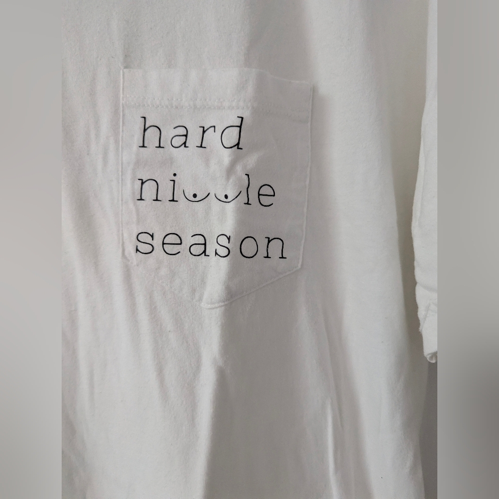 White T-shirt -Locally Made - Size XL